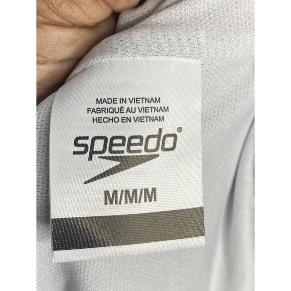 Speedo Women's One Piece Halter Swimsuit Swimwear UPF 50 Peacoat Size Medium - Picture 6 of 10